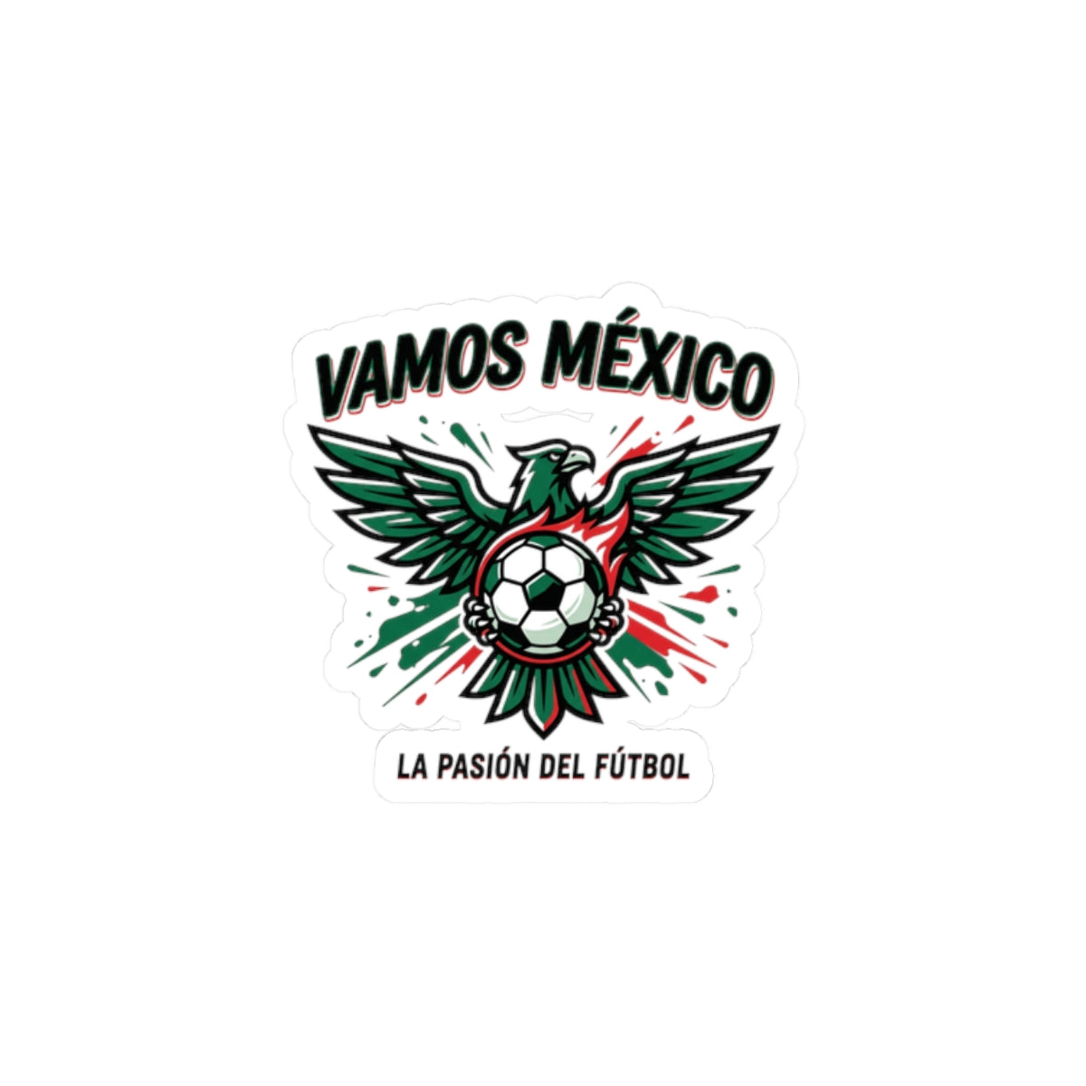 Vamos México Soccer Sticker | Country Pride, Retro Football