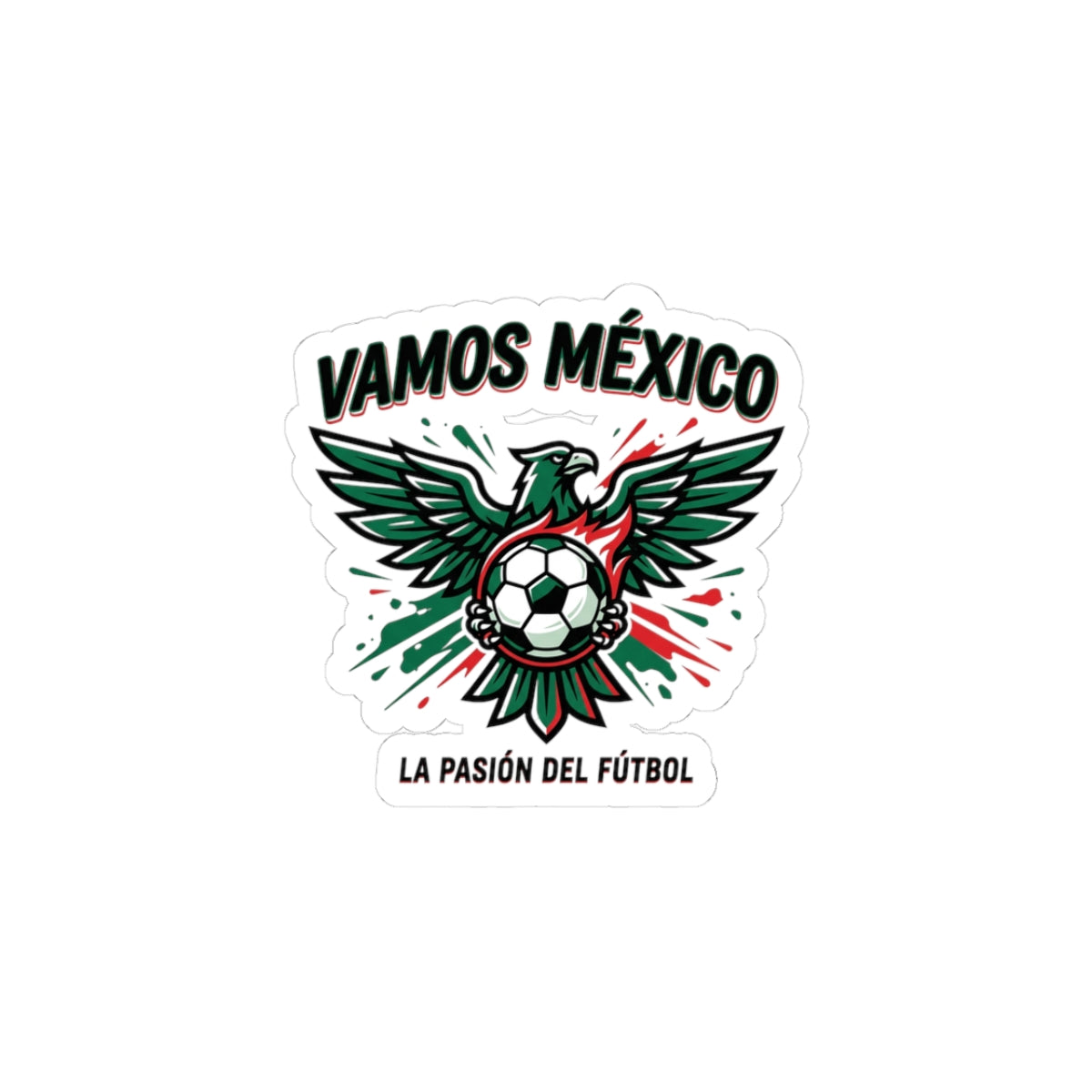 Vamos México Soccer Sticker | Country Pride, Retro Football