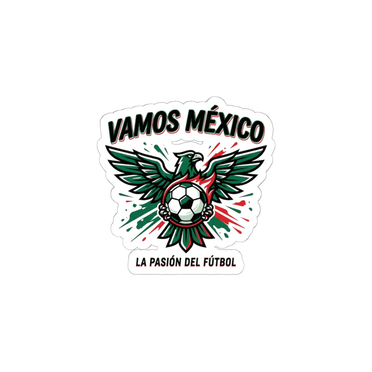 Vamos México Soccer Sticker | Country Pride, Retro Football