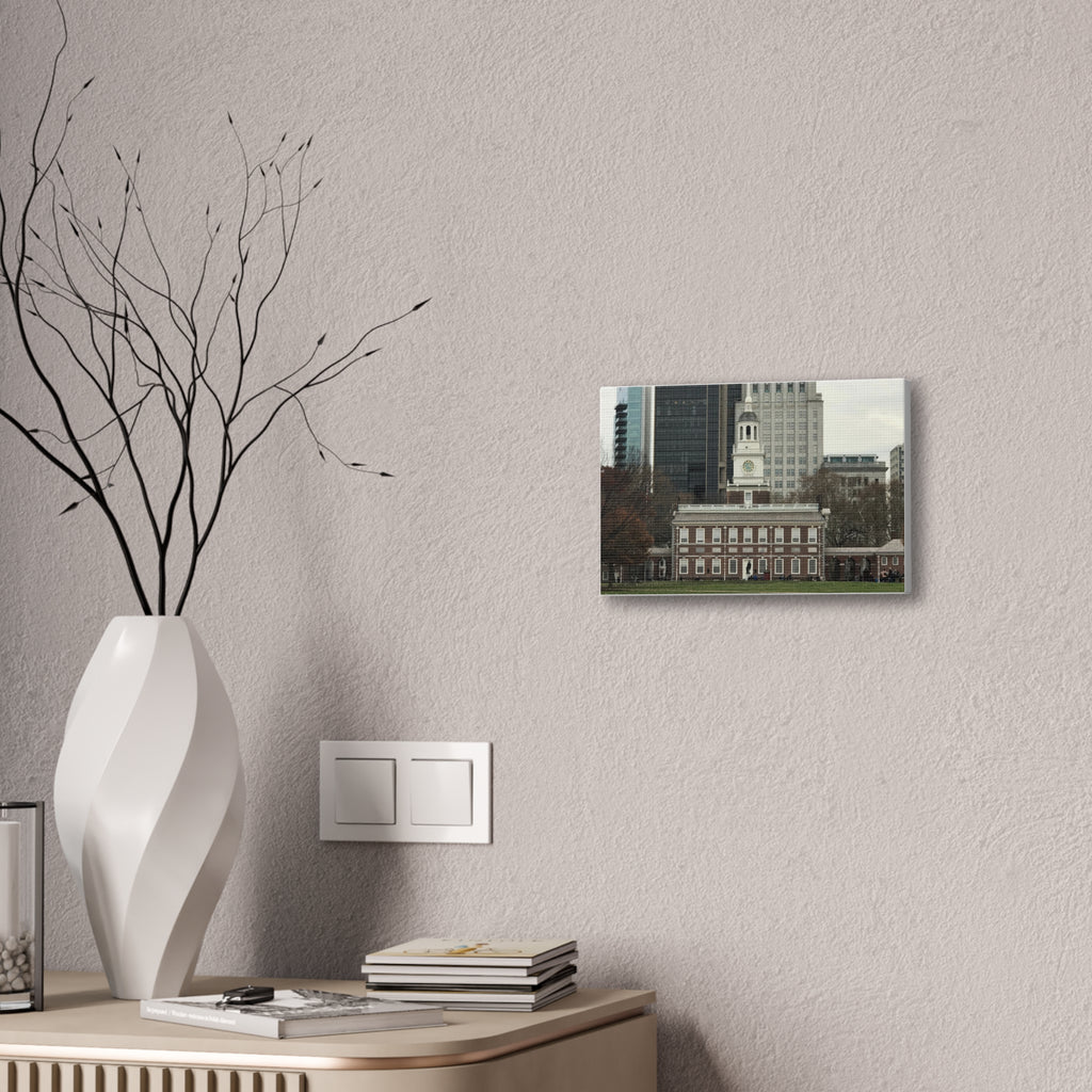 Independence Hall Photo Canvas Print — Historic Philadelphia (Stretched Canvas)