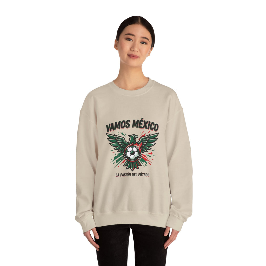 Vamos México Eagle Soccer Crewneck Sweatshirt | Country Pride, Retro Soccer