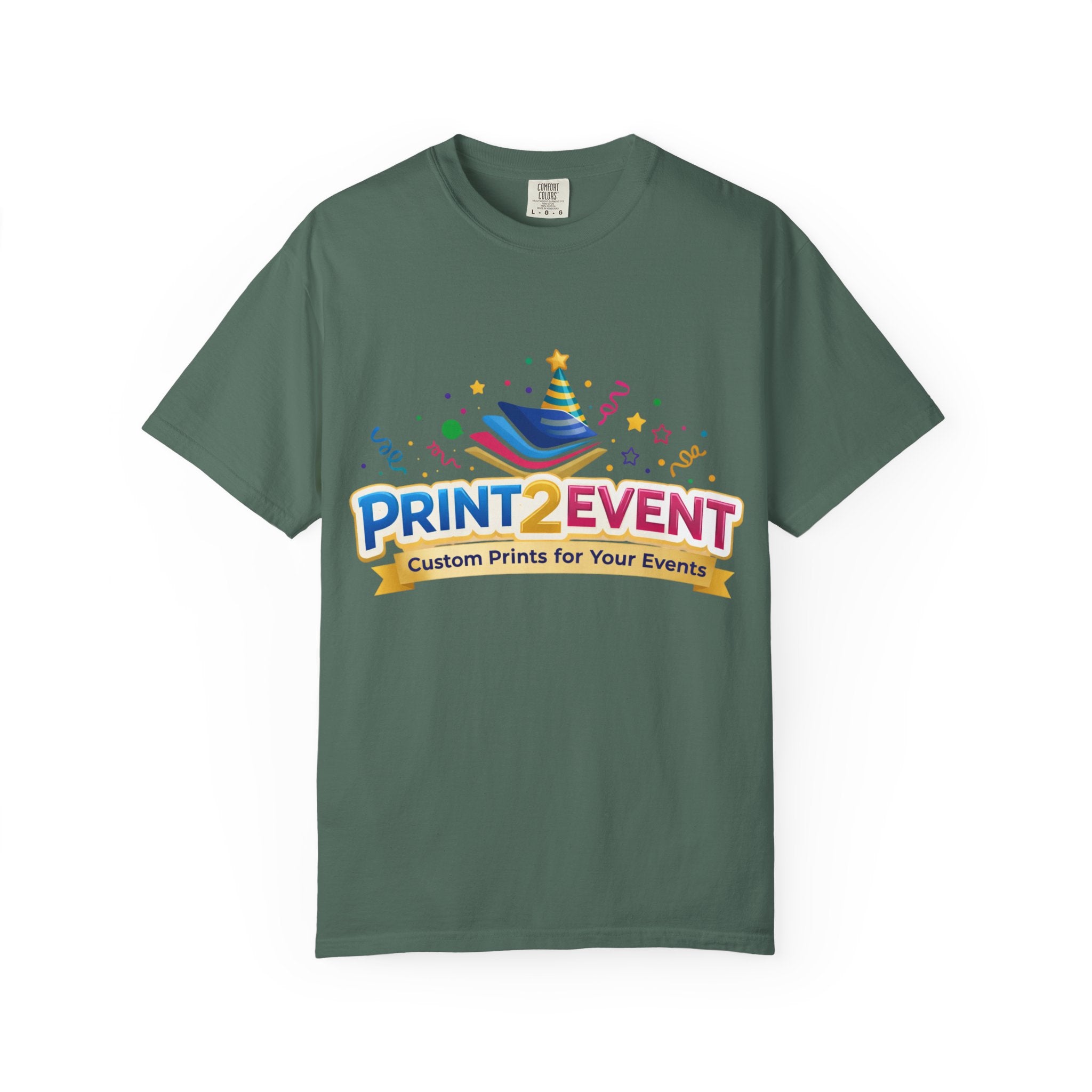 Garment-Dyed Custom T-Shirt for DIY Personalization