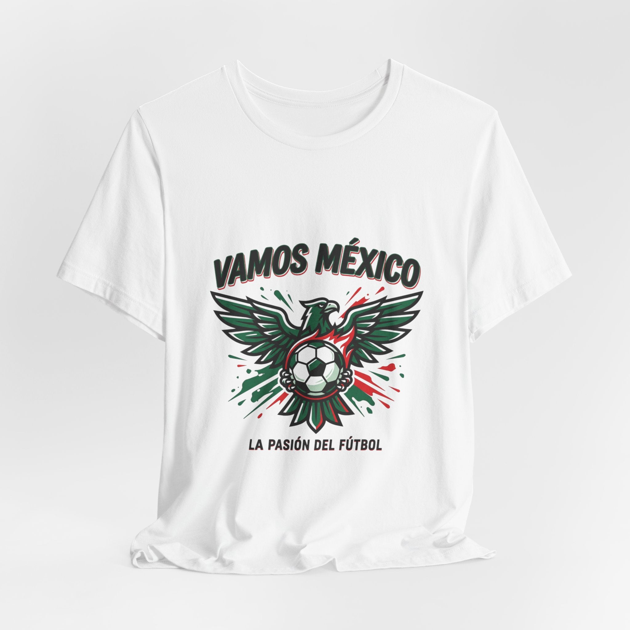 Vamos Mexico Soccer T-Shirt | Country Pride, Retro Soccer Championship Season