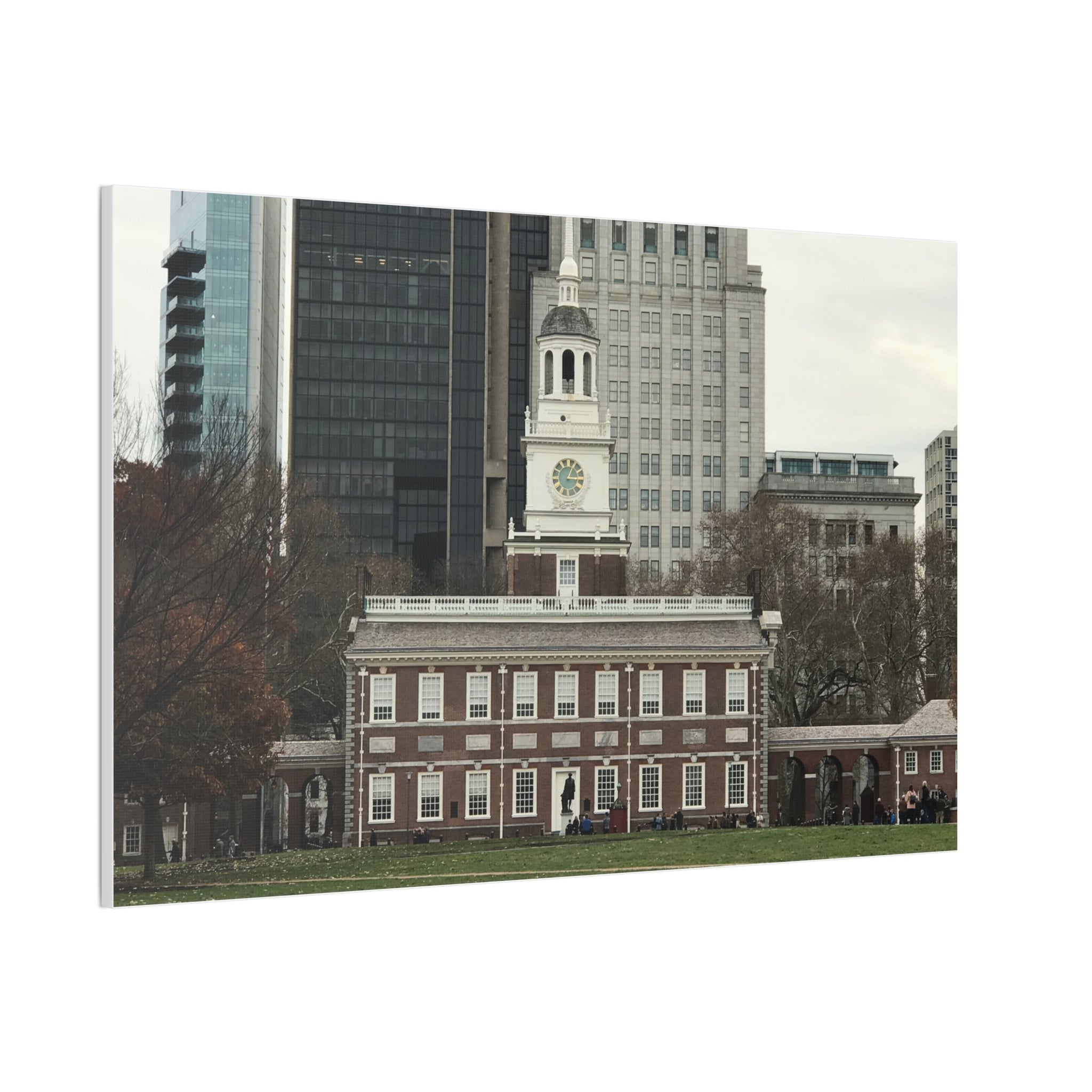 Independence Hall Photo Canvas Print — Historic Philadelphia (Stretched Canvas)