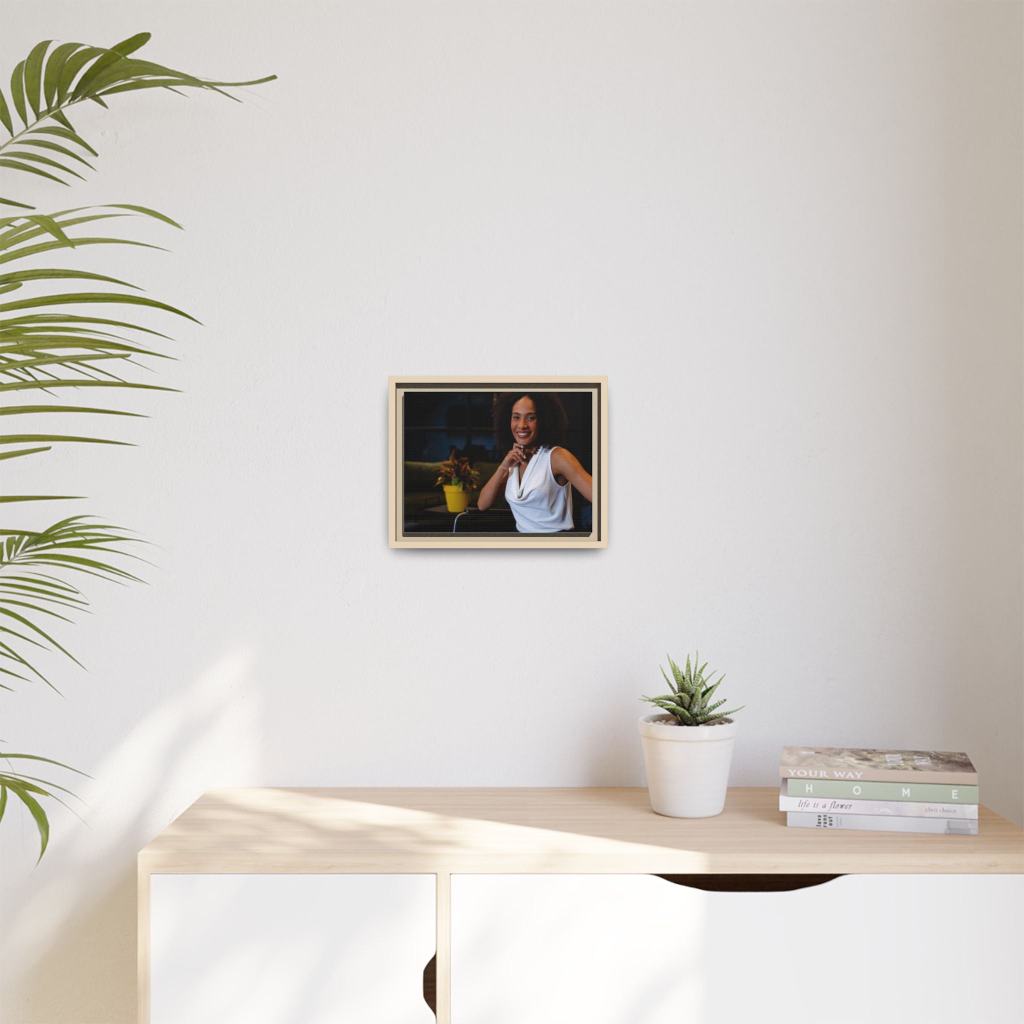 Framed Matte Canvas  — 12" x 9" Horizontal