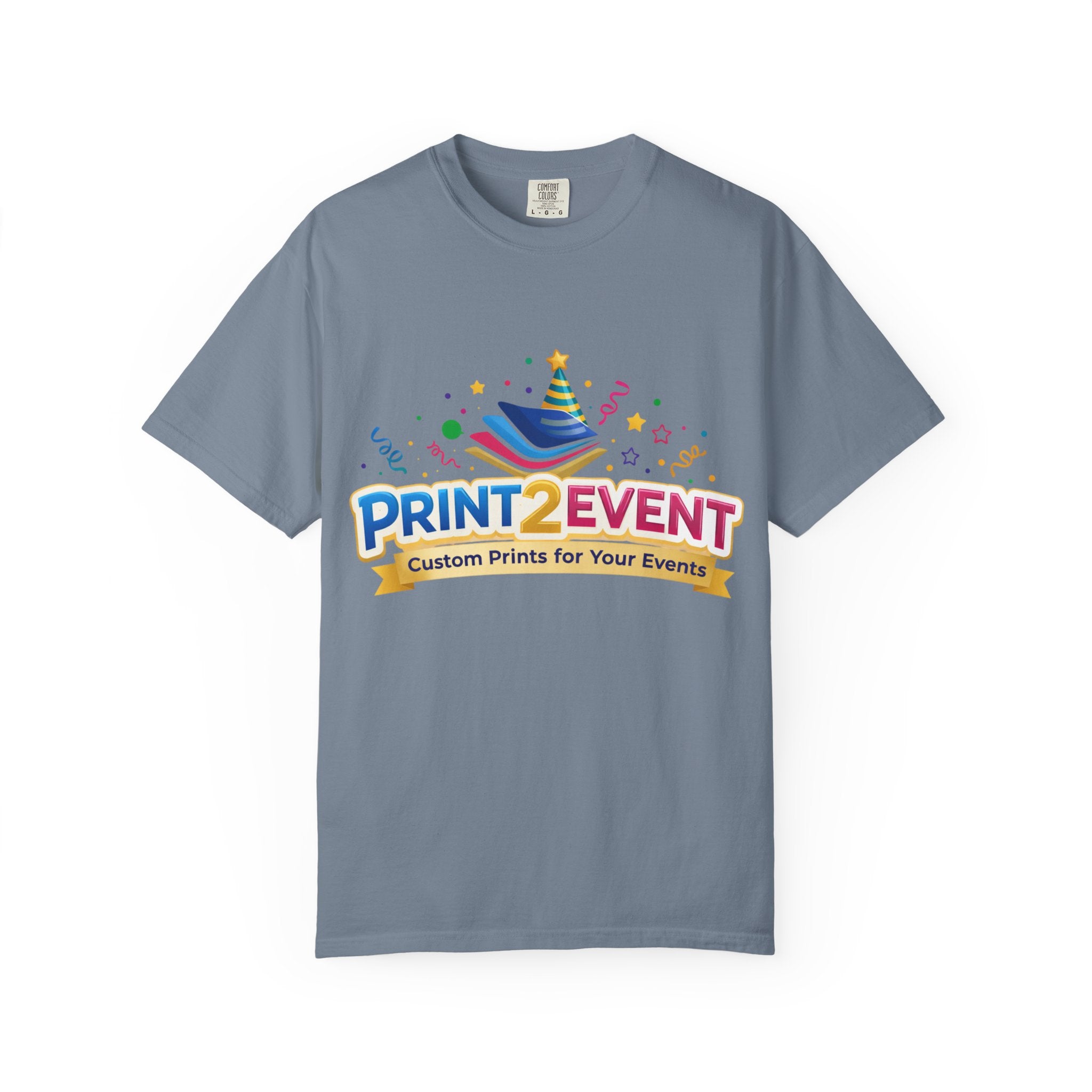 Garment-Dyed Custom T-Shirt for DIY Personalization
