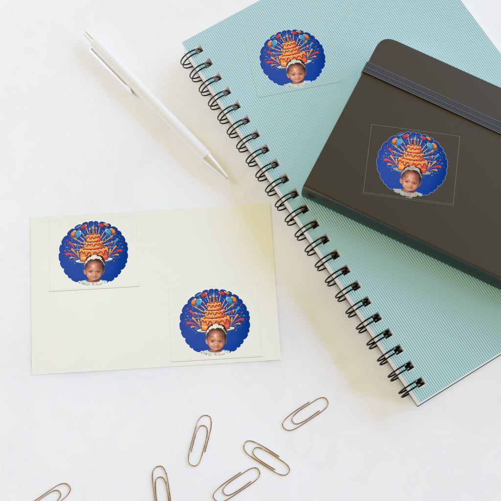 Customized Photo Sticker Sheets — Custom Party Favor Sheet of 4