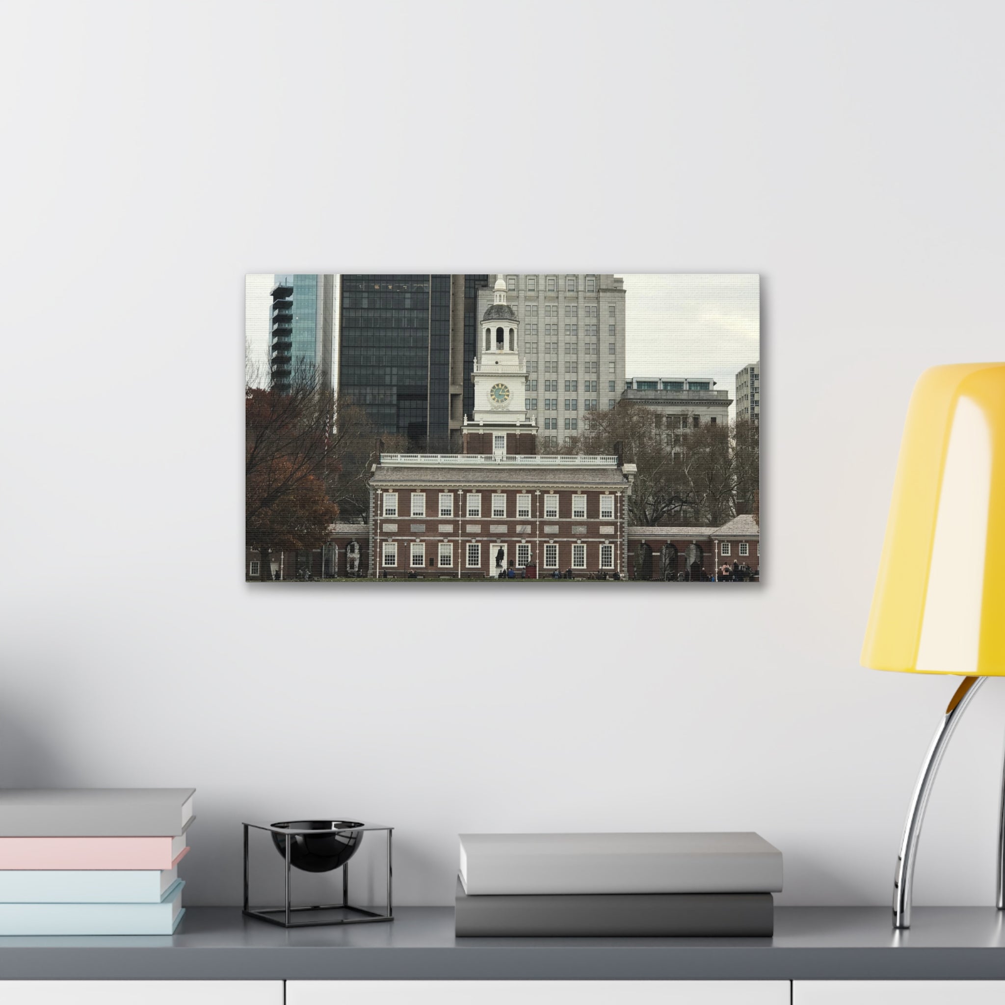 Independence Hall Photo Canvas Print — Historic Philadelphia (Stretched Canvas)