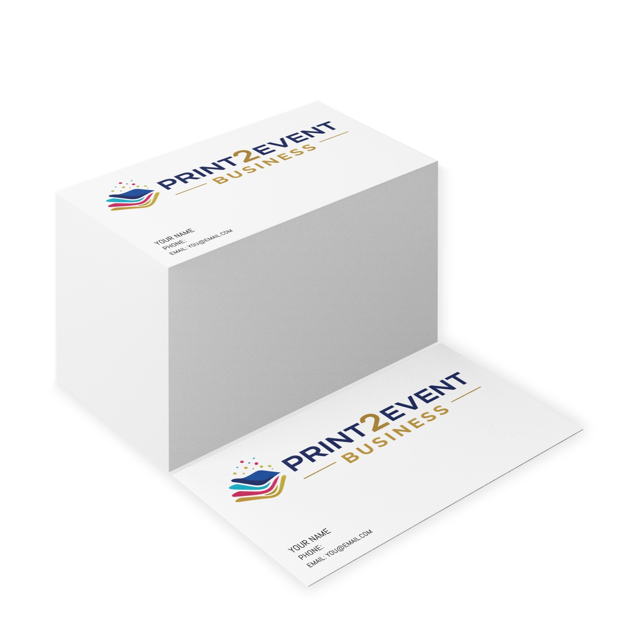 Business Cards — Custom Minimal Corporate Business Card for Event Professionals