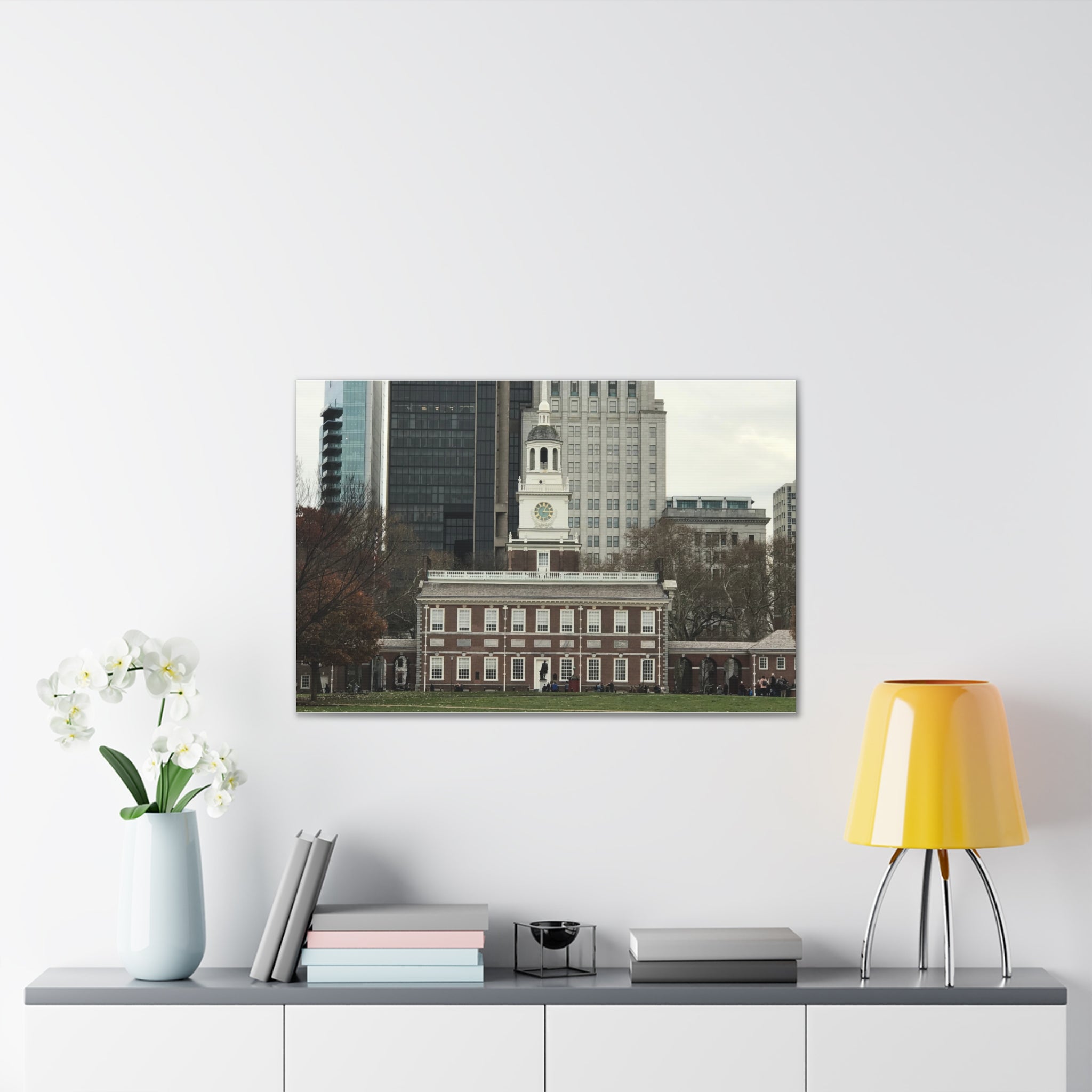 Independence Hall Photo Canvas Print — Historic Philadelphia (Stretched Canvas)