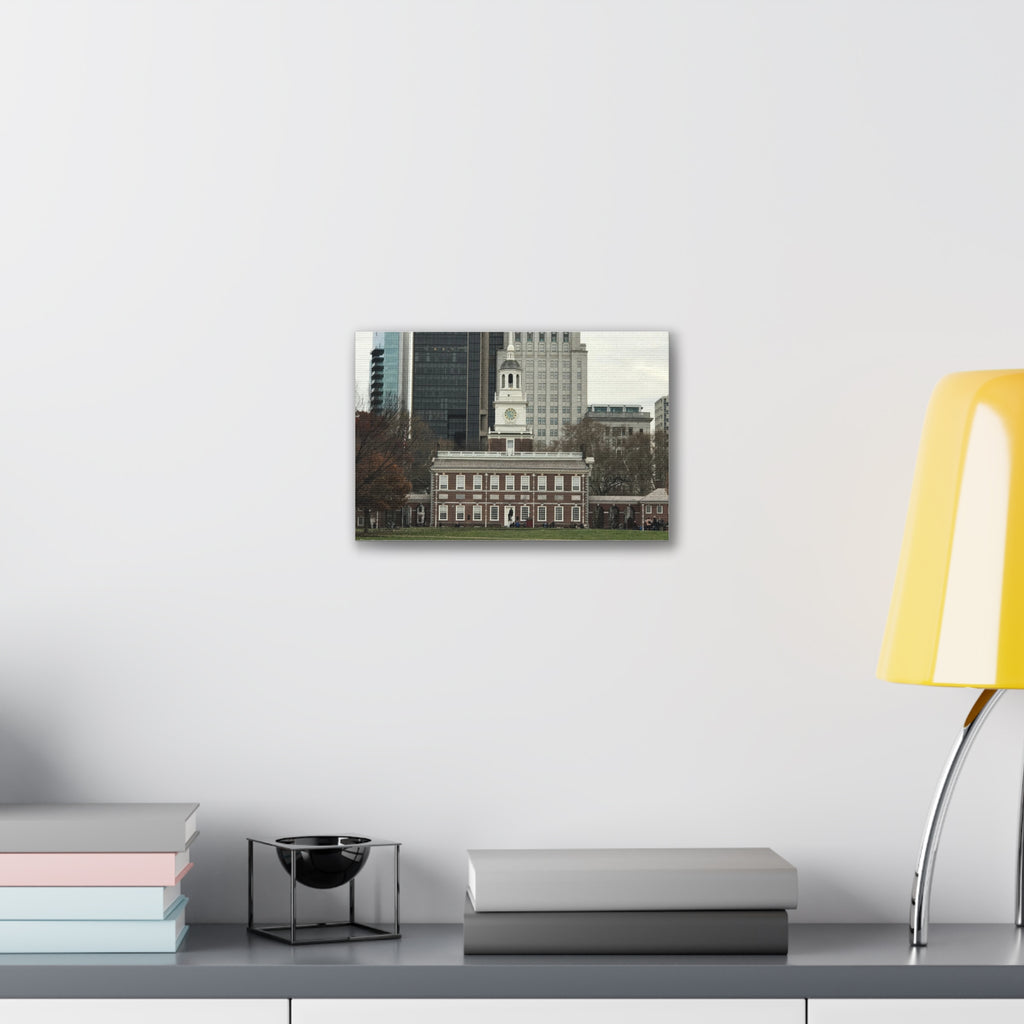 Independence Hall Photo Canvas Print — Historic Philadelphia (Stretched Canvas)