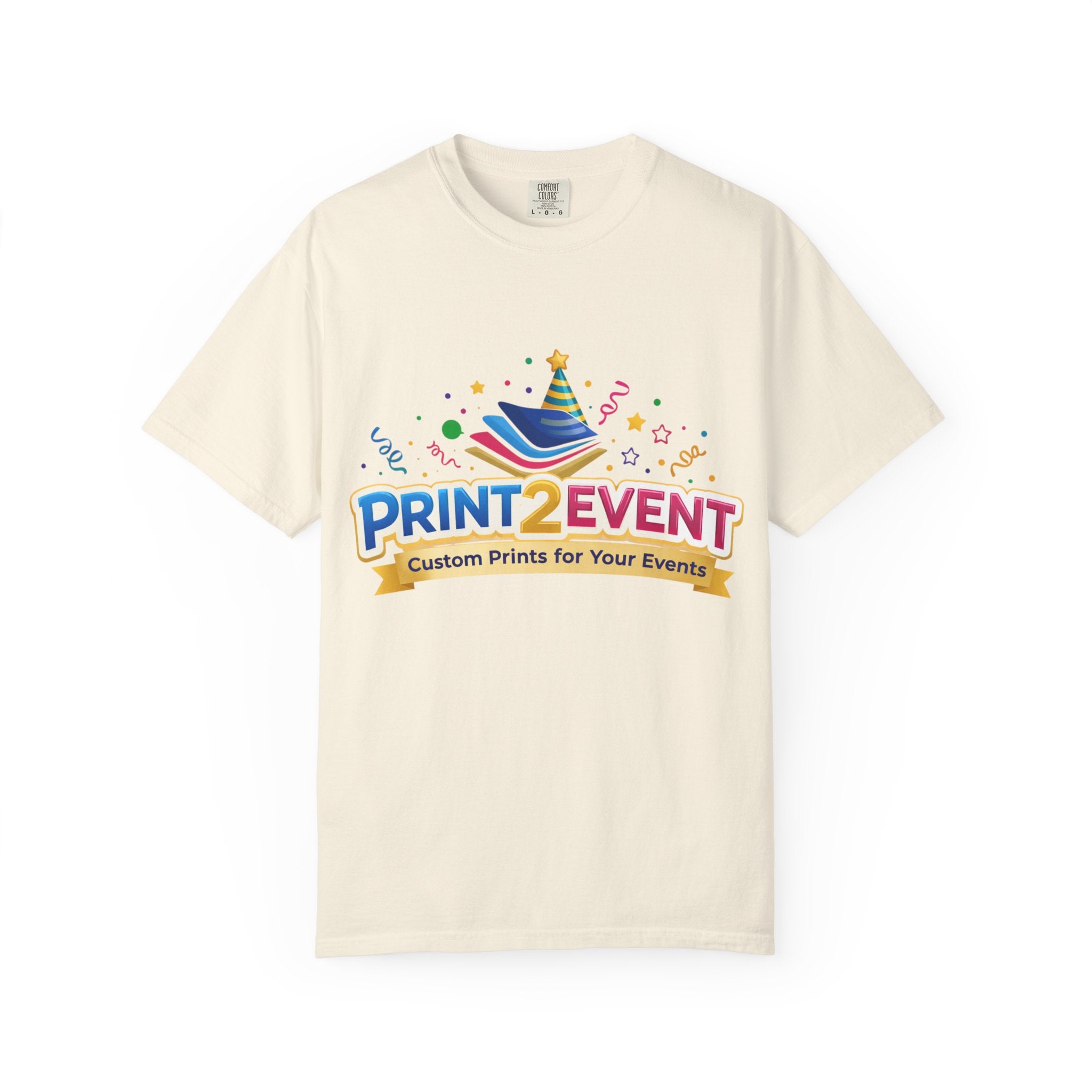 Garment-Dyed Custom T-Shirt for DIY Personalization