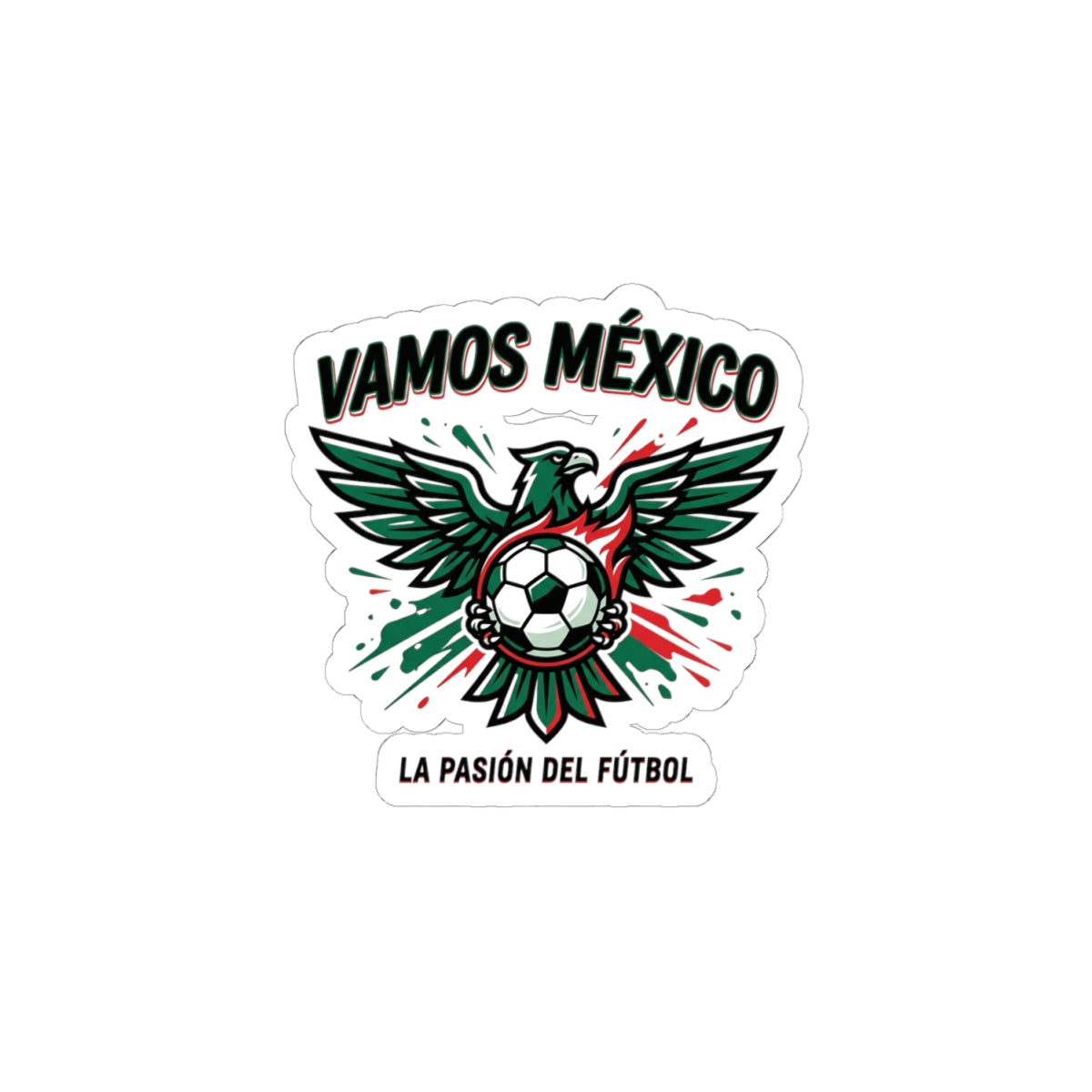 Vamos México Soccer Sticker | Country Pride, Retro Football