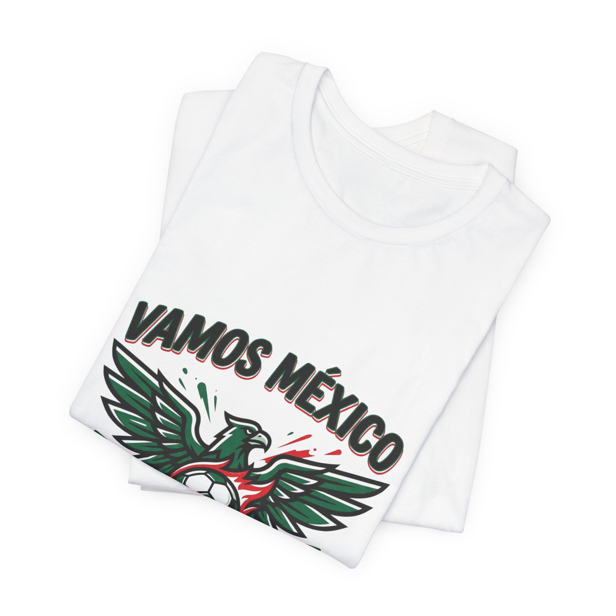 Vamos Mexico Soccer T-Shirt | Country Pride, Retro Soccer Championship Season