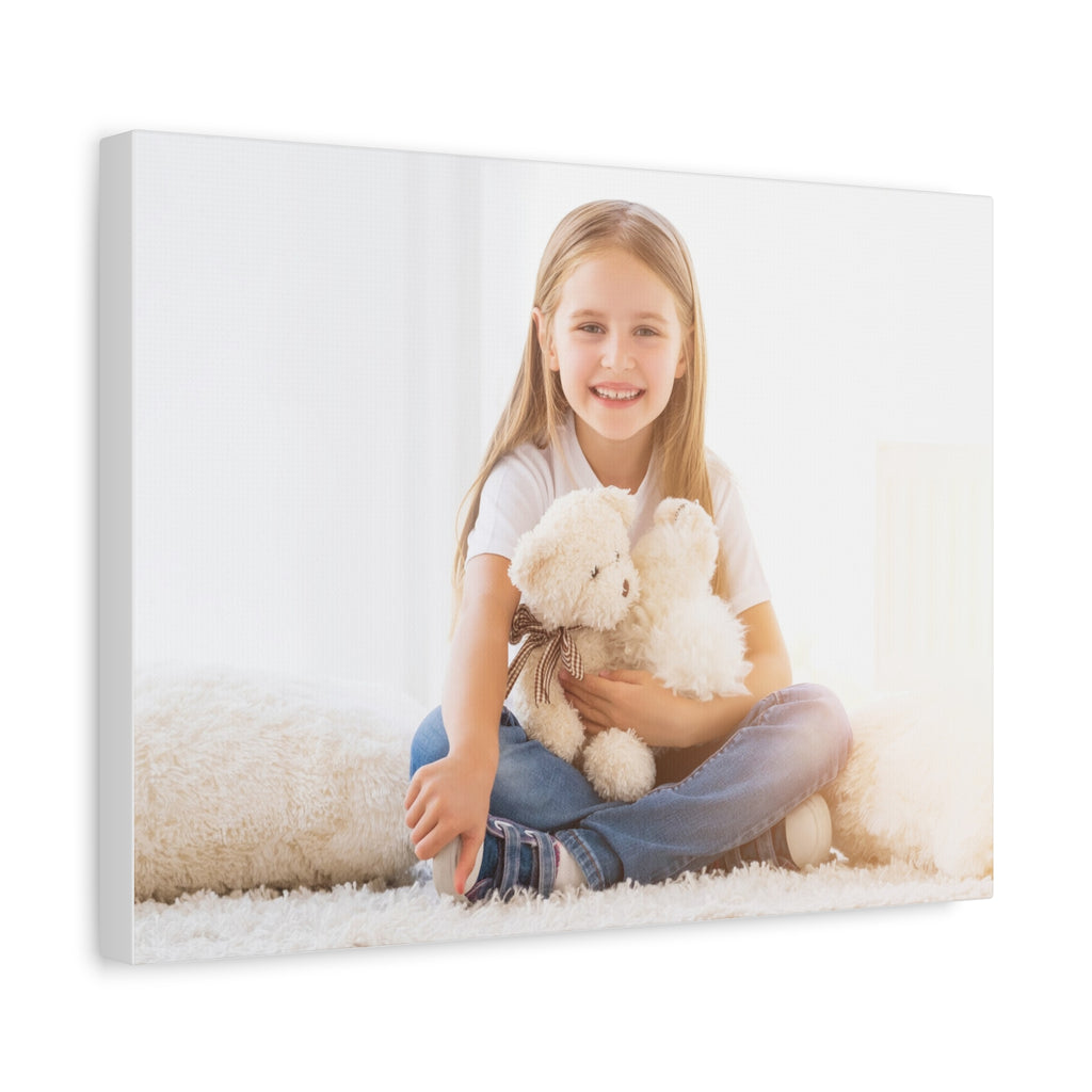Matte Canvas Photo Print — Custom Portrait  16" X 12" Horizontal