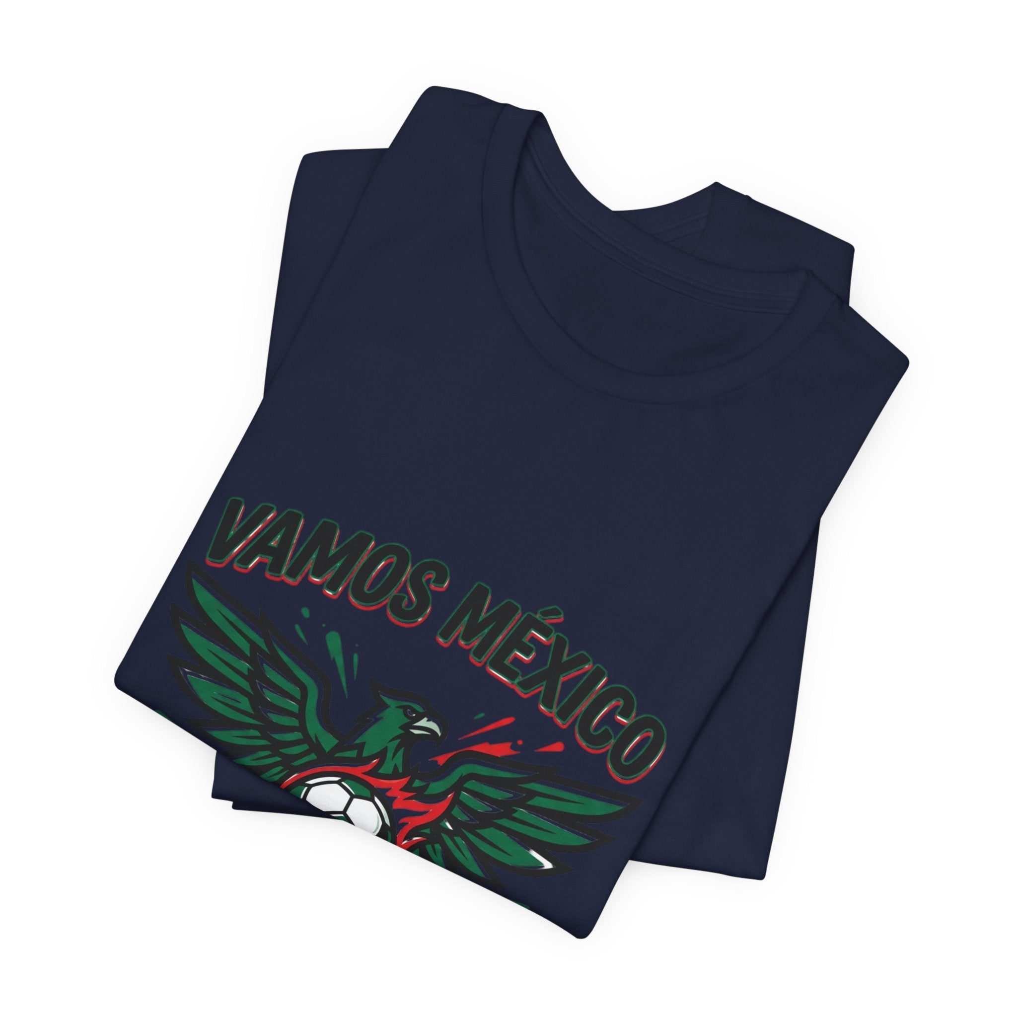 Vamos Mexico Soccer T-Shirt | Country Pride, Retro Soccer Championship Season