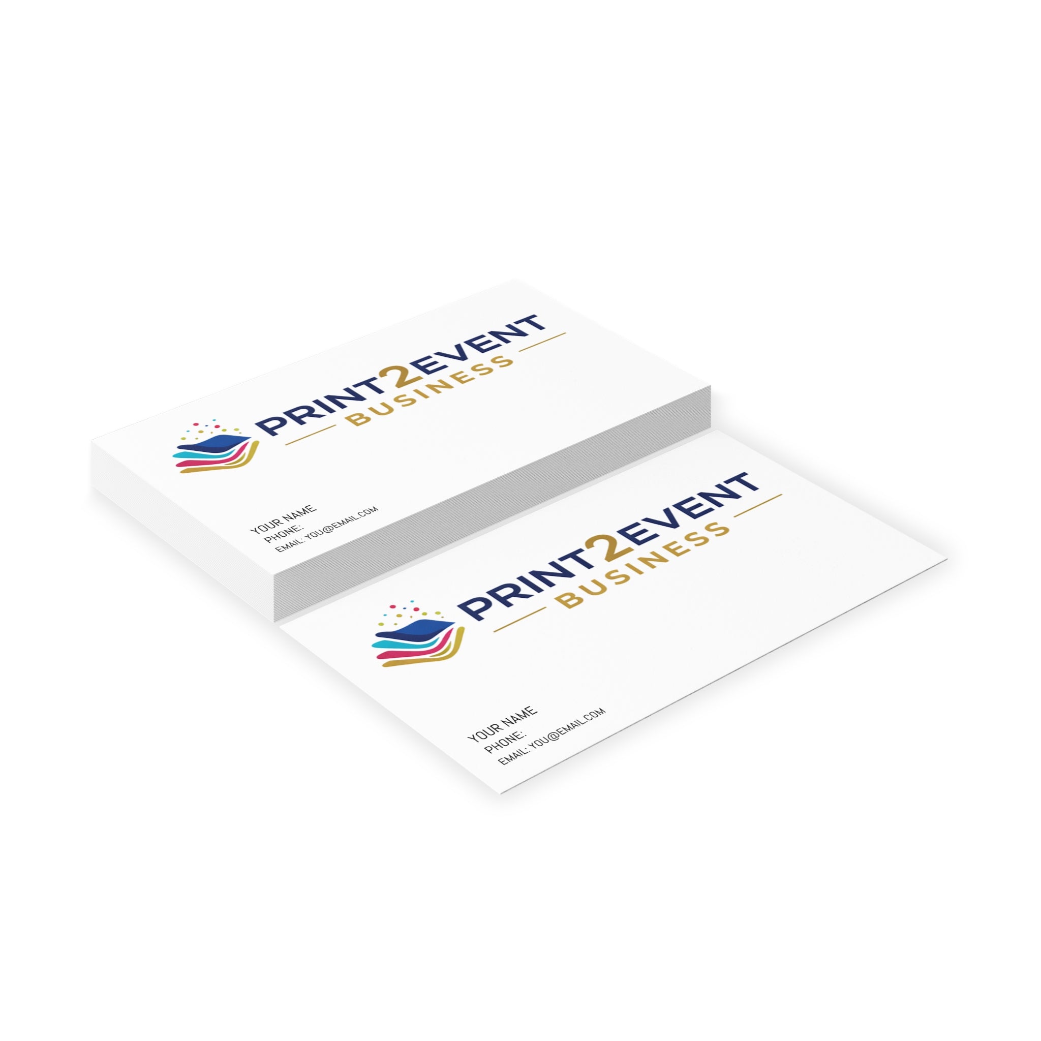 Business Cards — Custom Minimal Corporate Business Card for Event Professionals