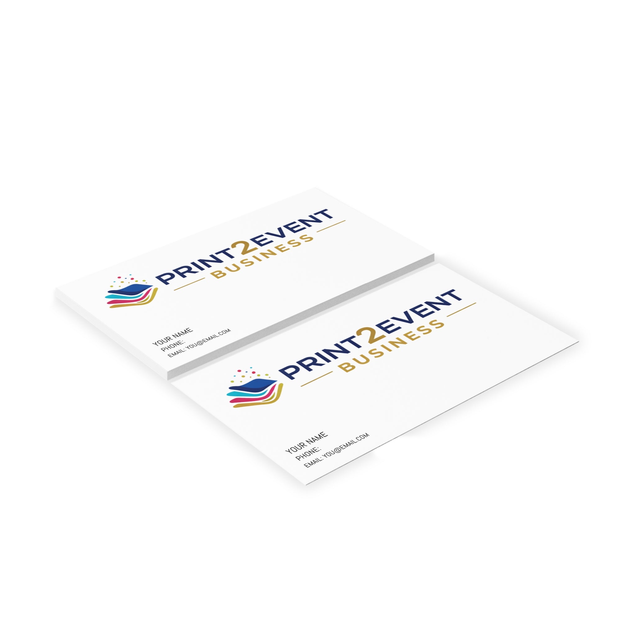 Business Cards — Custom Minimal Corporate Business Card for Event Professionals
