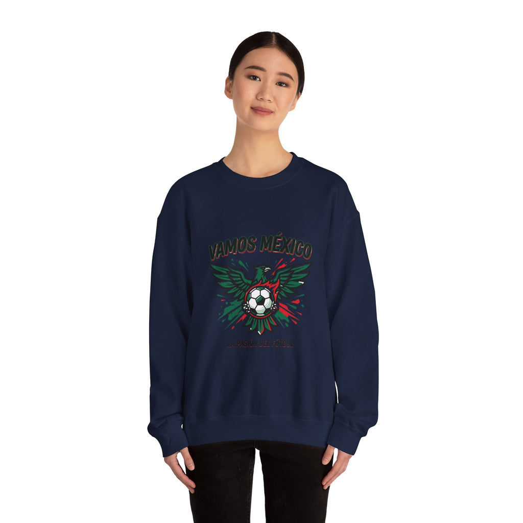 Vamos México Eagle Soccer Crewneck Sweatshirt | Country Pride, Retro Soccer