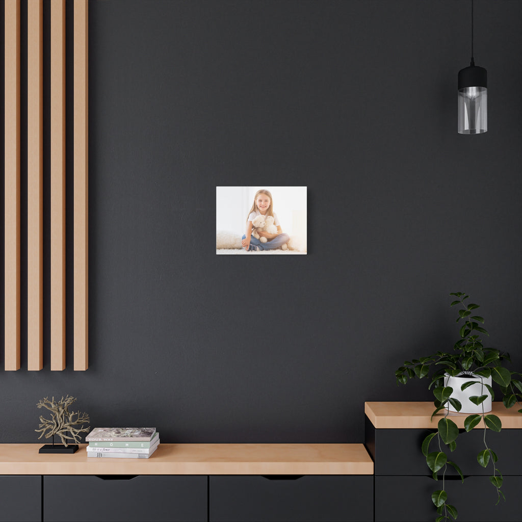 Matte Canvas Photo Print — Custom Portrait  16" X 12" Horizontal