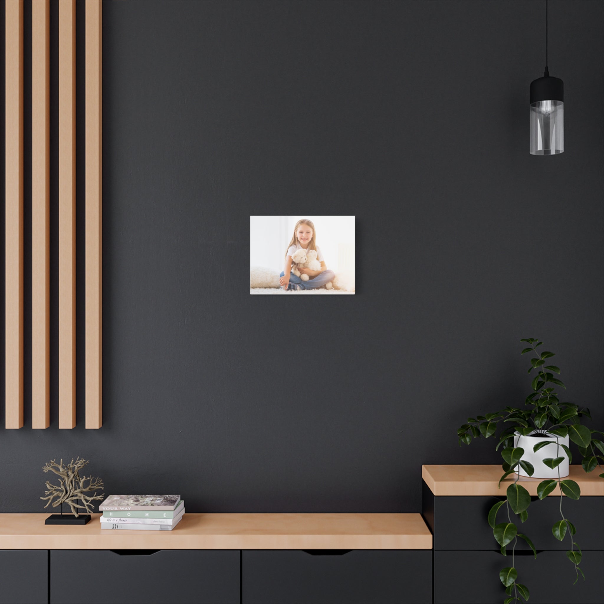 Matte Canvas Photo Print — Custom Portrait  16" X 12" Horizontal