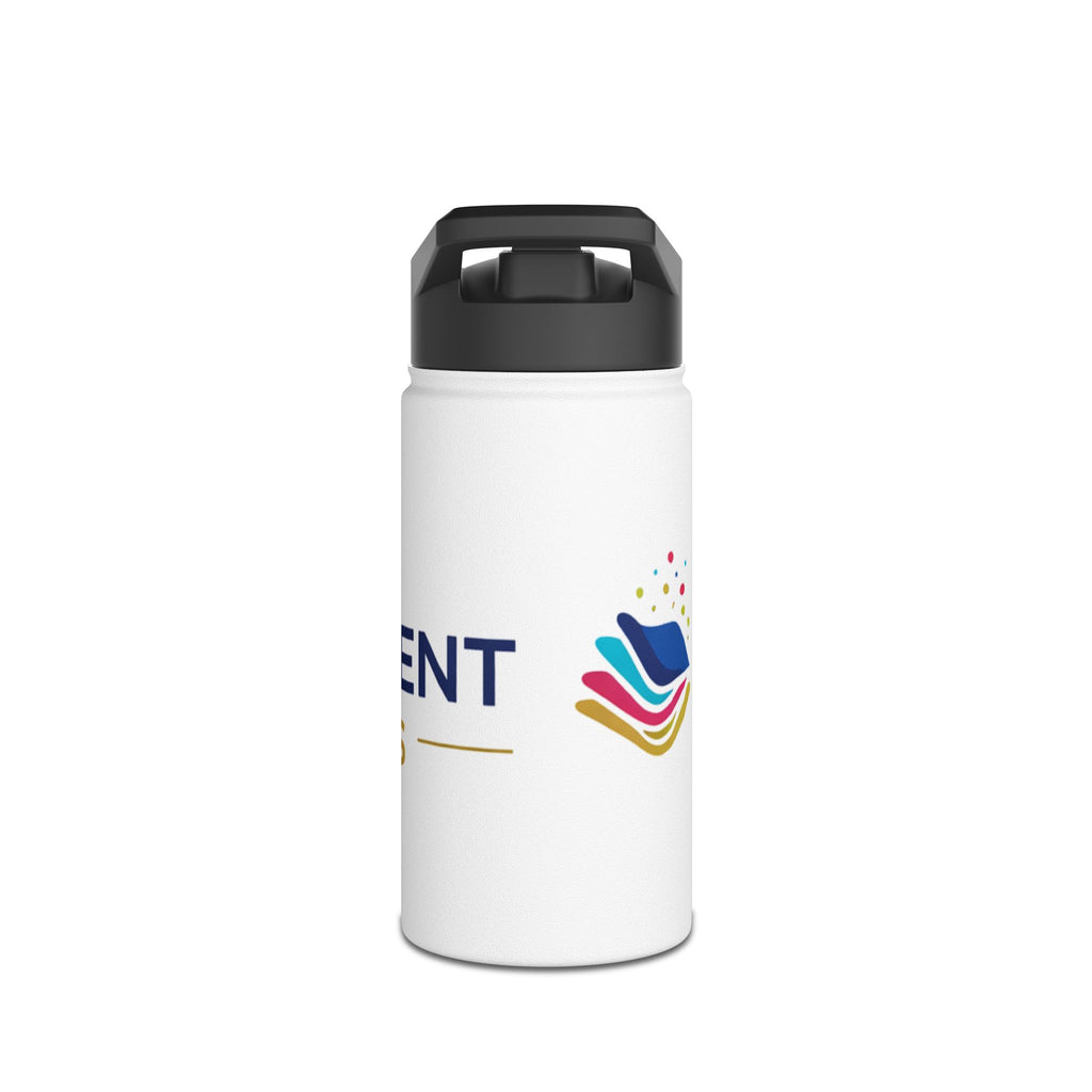 Custom Logo Stainless Steel Water Bottle — Standard Lid, Branded Business