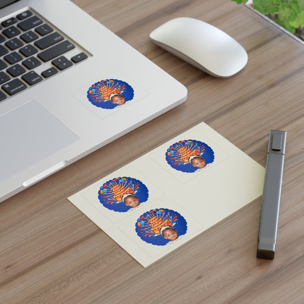 Customized Photo Sticker Sheets — Custom Party Favor Sheet of 4