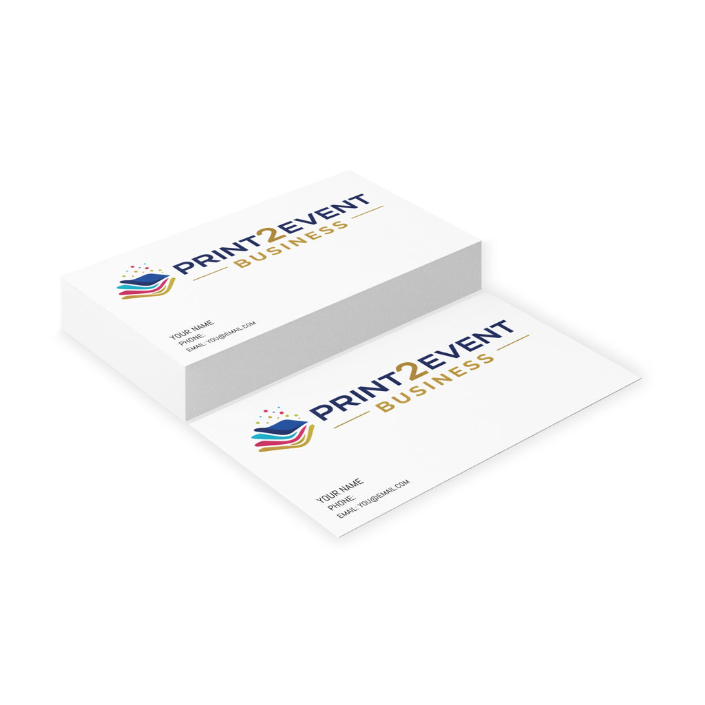 Business Cards — Custom Minimal Corporate Business Card for Event Professionals