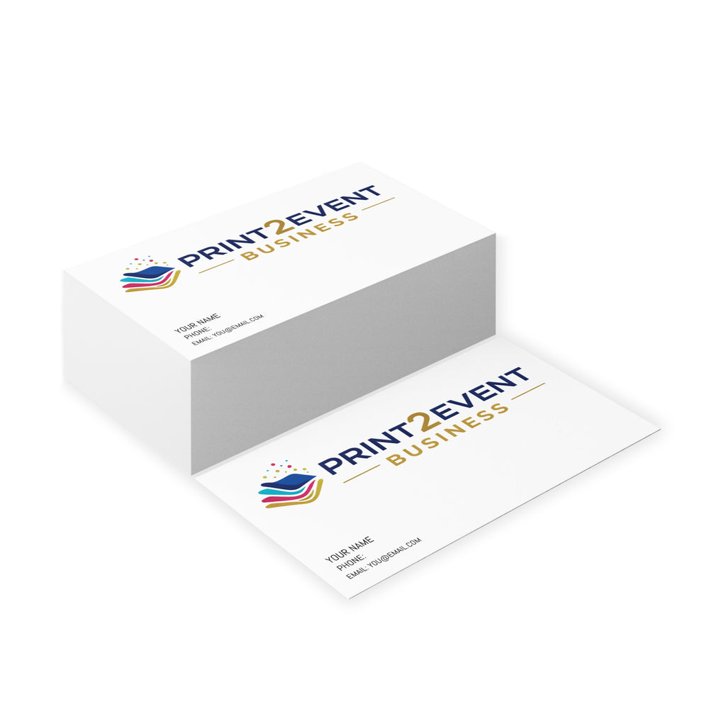 Business Cards — Custom Minimal Corporate Business Card for Event Professionals