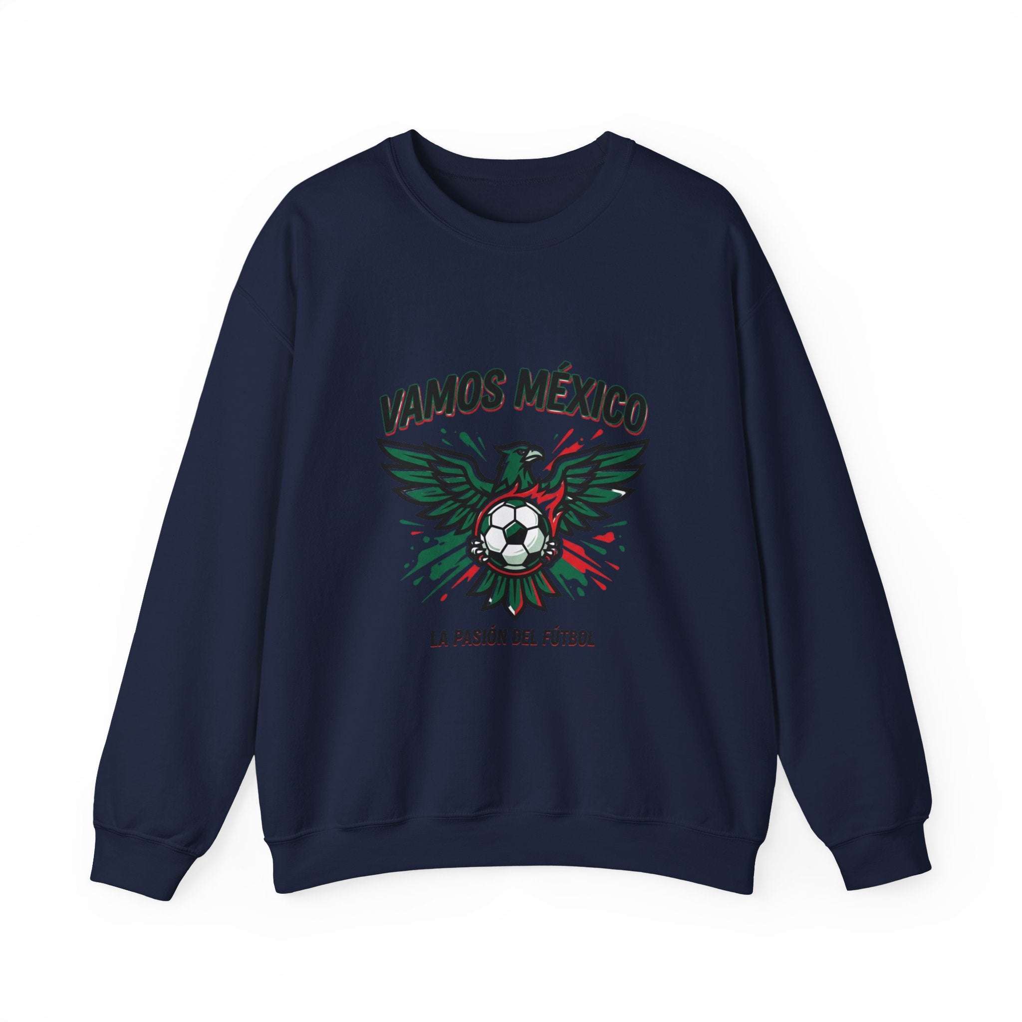 Vamos México Eagle Soccer Crewneck Sweatshirt | Country Pride, Retro Soccer
