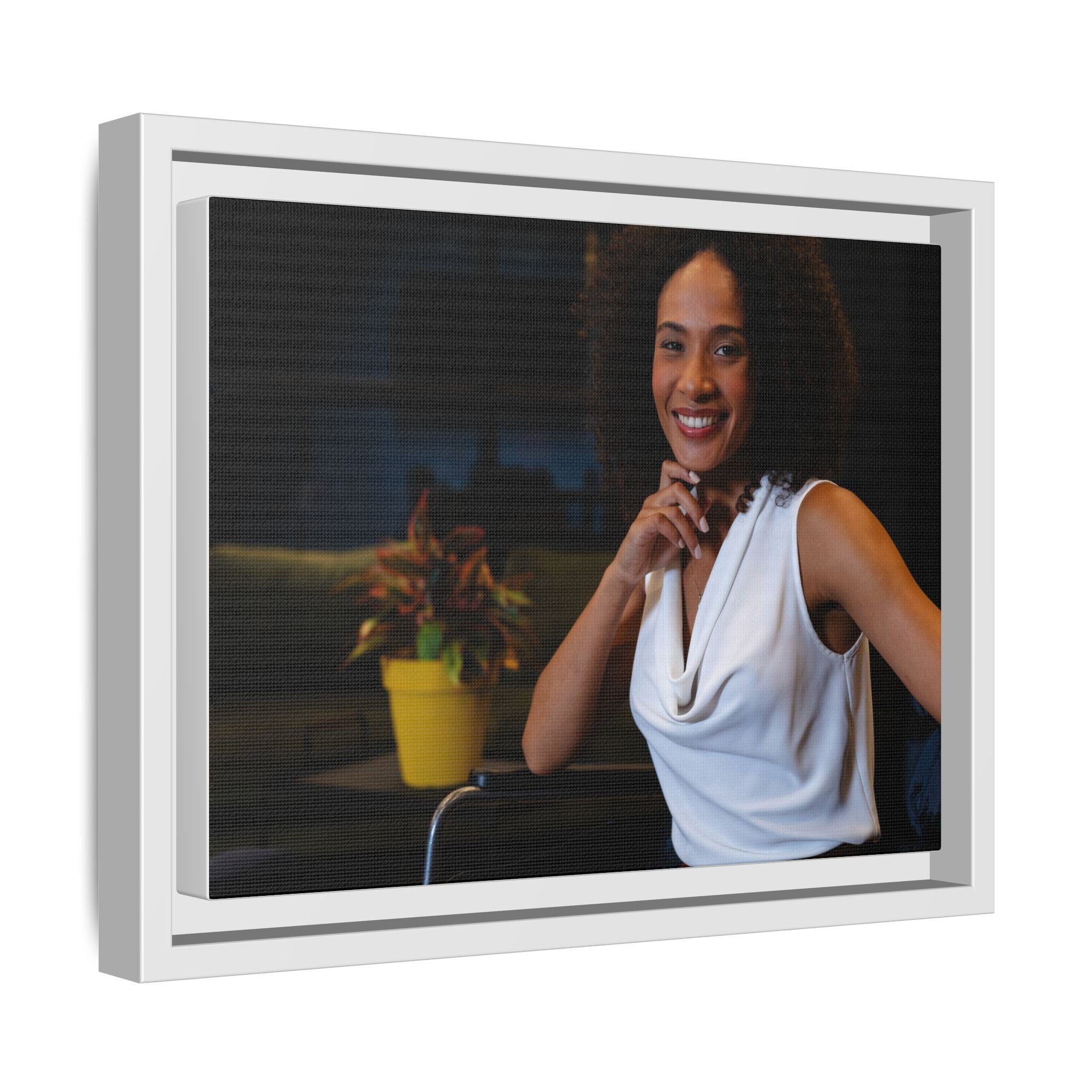Framed Matte Canvas  — 12" x 9" Horizontal