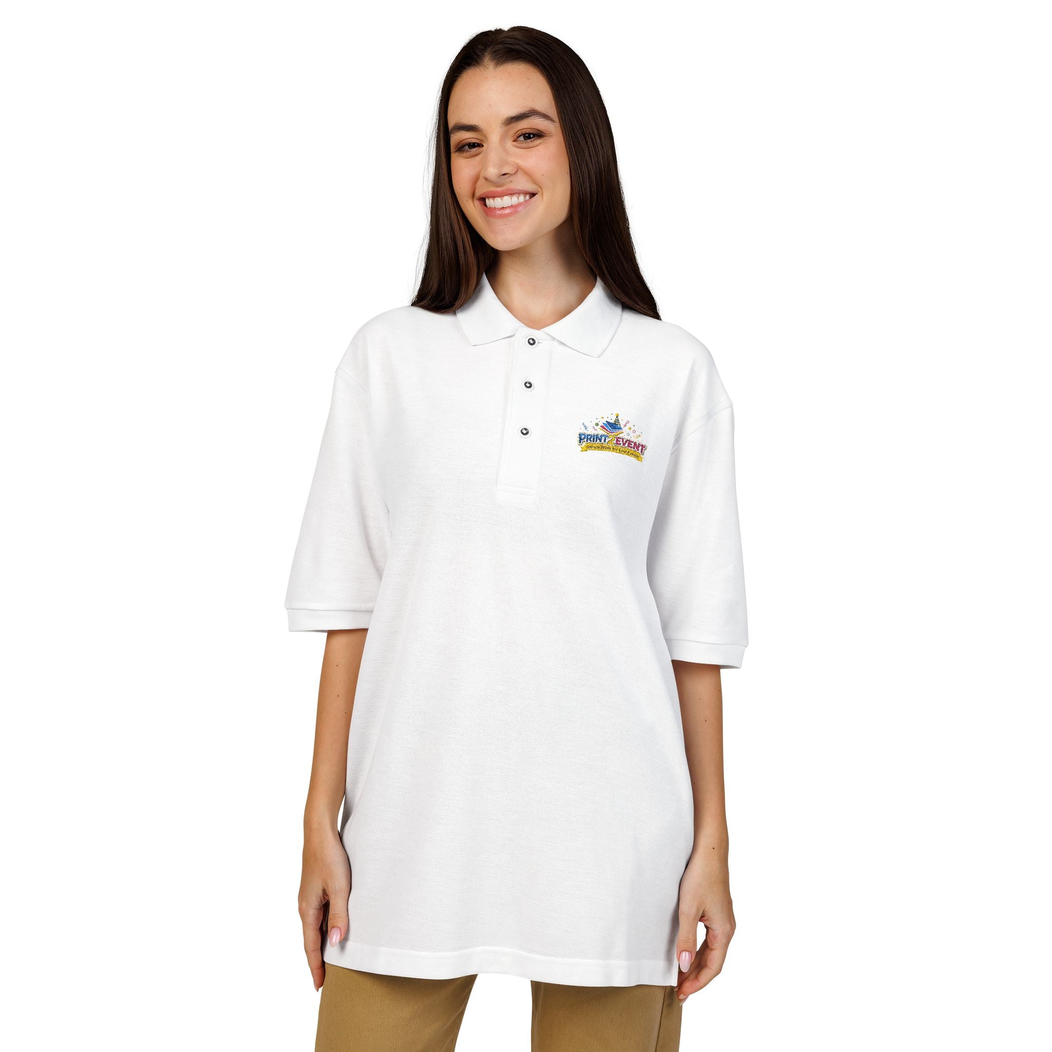 DIY Embroidered Custom Polo Shirt – Your Own Logo Polo