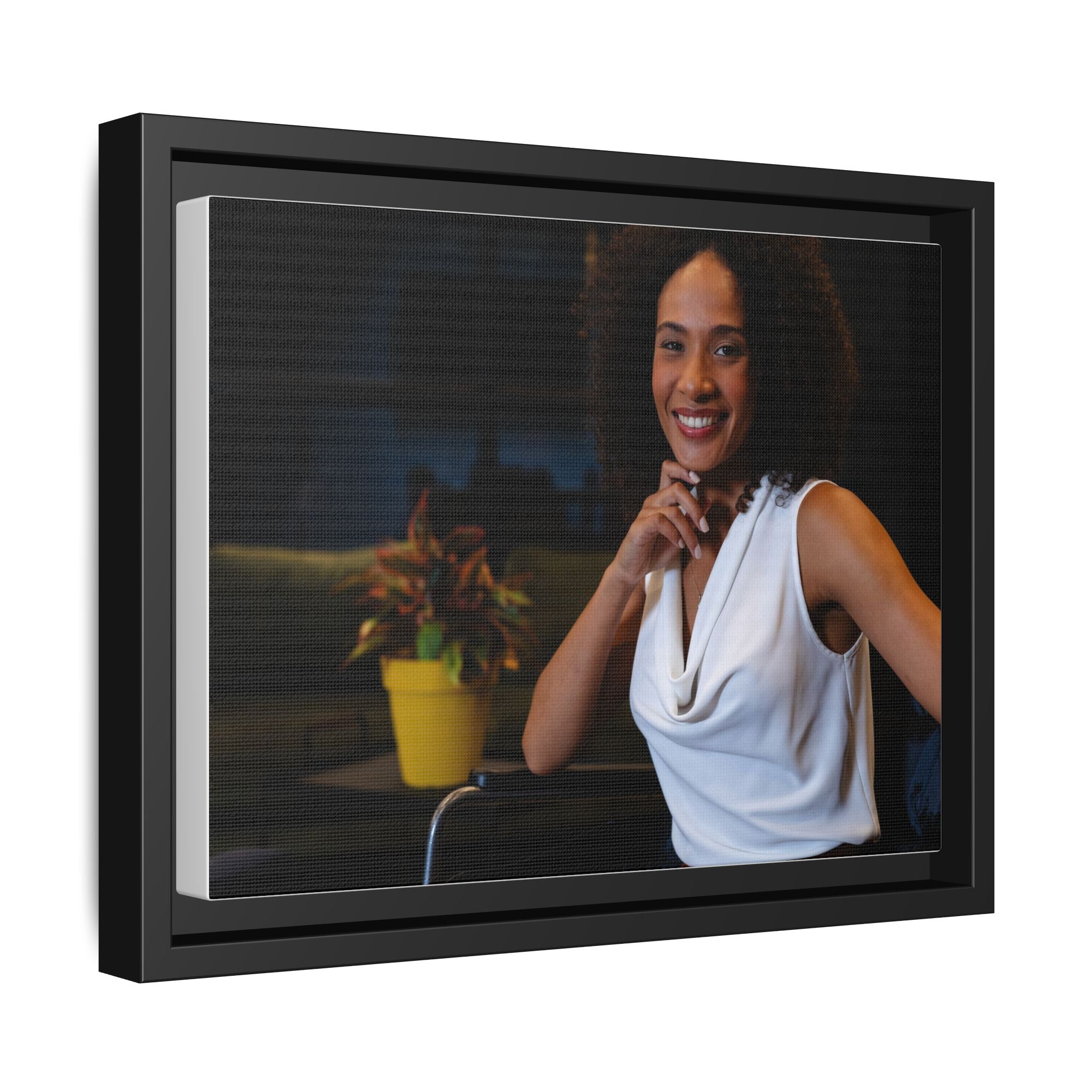 Framed Matte Canvas  — 12" x 9" Horizontal