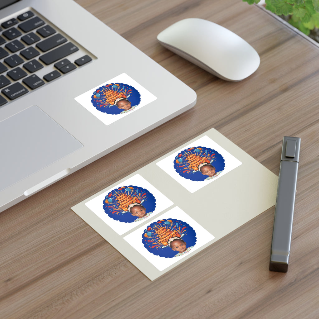 Customized Photo Sticker Sheets — Custom Party Favor Sheet of 4