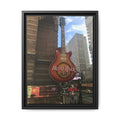 Hard Rock Cafe Sign - Framed Matte Canvas
