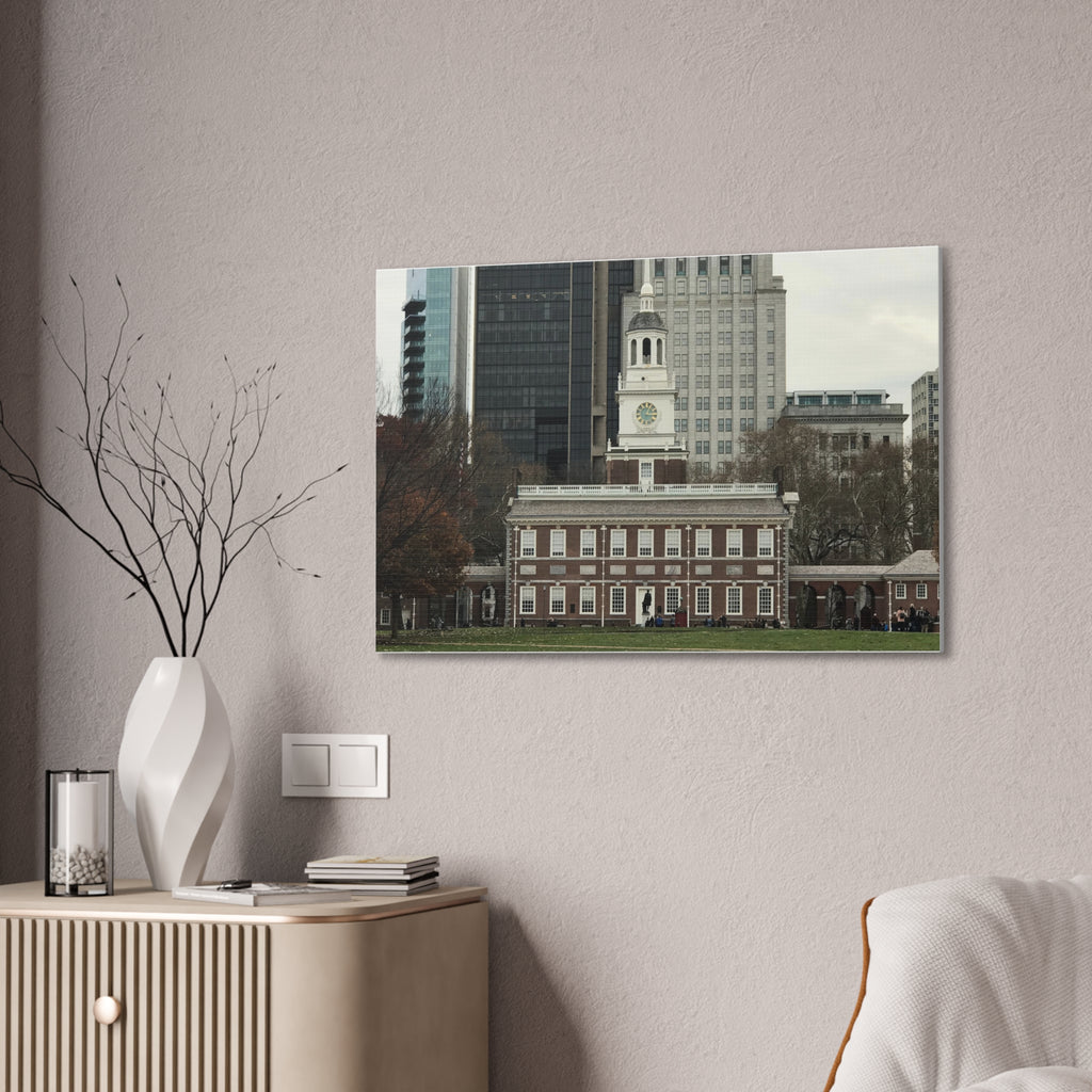 Independence Hall Photo Canvas Print — Historic Philadelphia (Stretched Canvas)