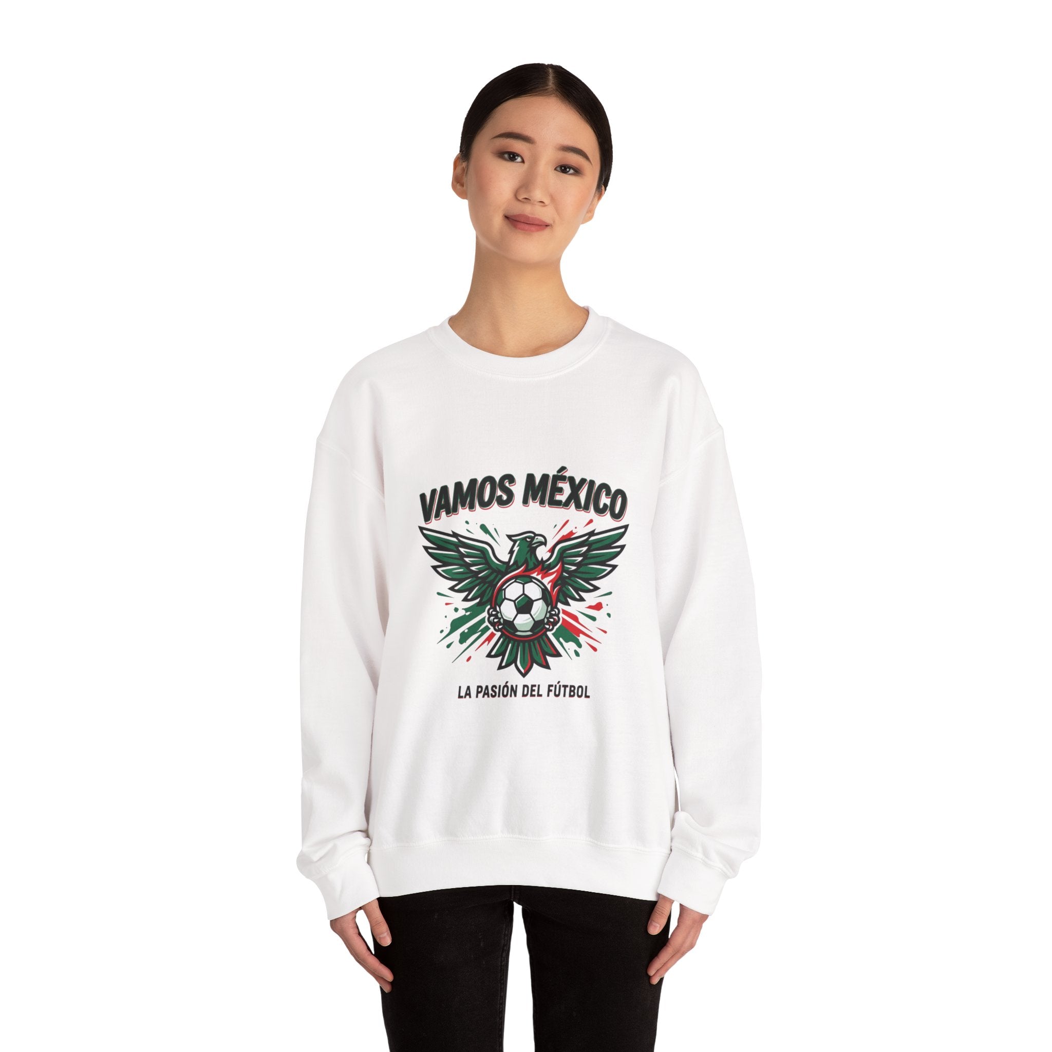 Vamos México Eagle Soccer Crewneck Sweatshirt | Country Pride, Retro Soccer