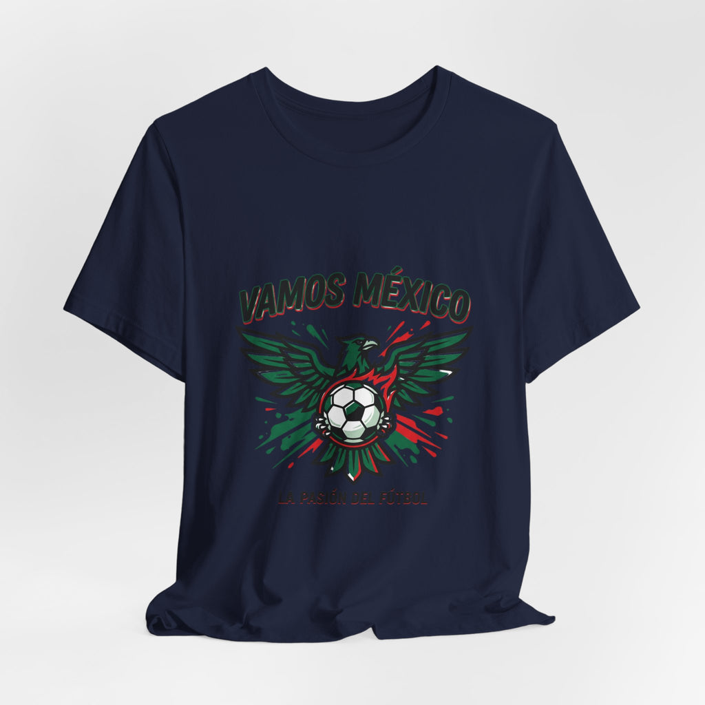 Vamos Mexico Soccer T-Shirt | Country Pride, Retro Soccer Championship Season