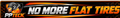 PPTECK No More Flat Tires Holographic Sticker 24" X 3.5"