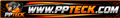 PPTECK Website Holographic Sticker 24" X 3.5"