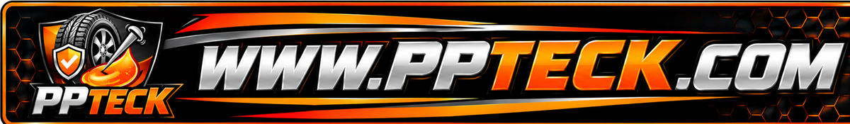 PPTECK Website Holographic Sticker 24" X 3.5"